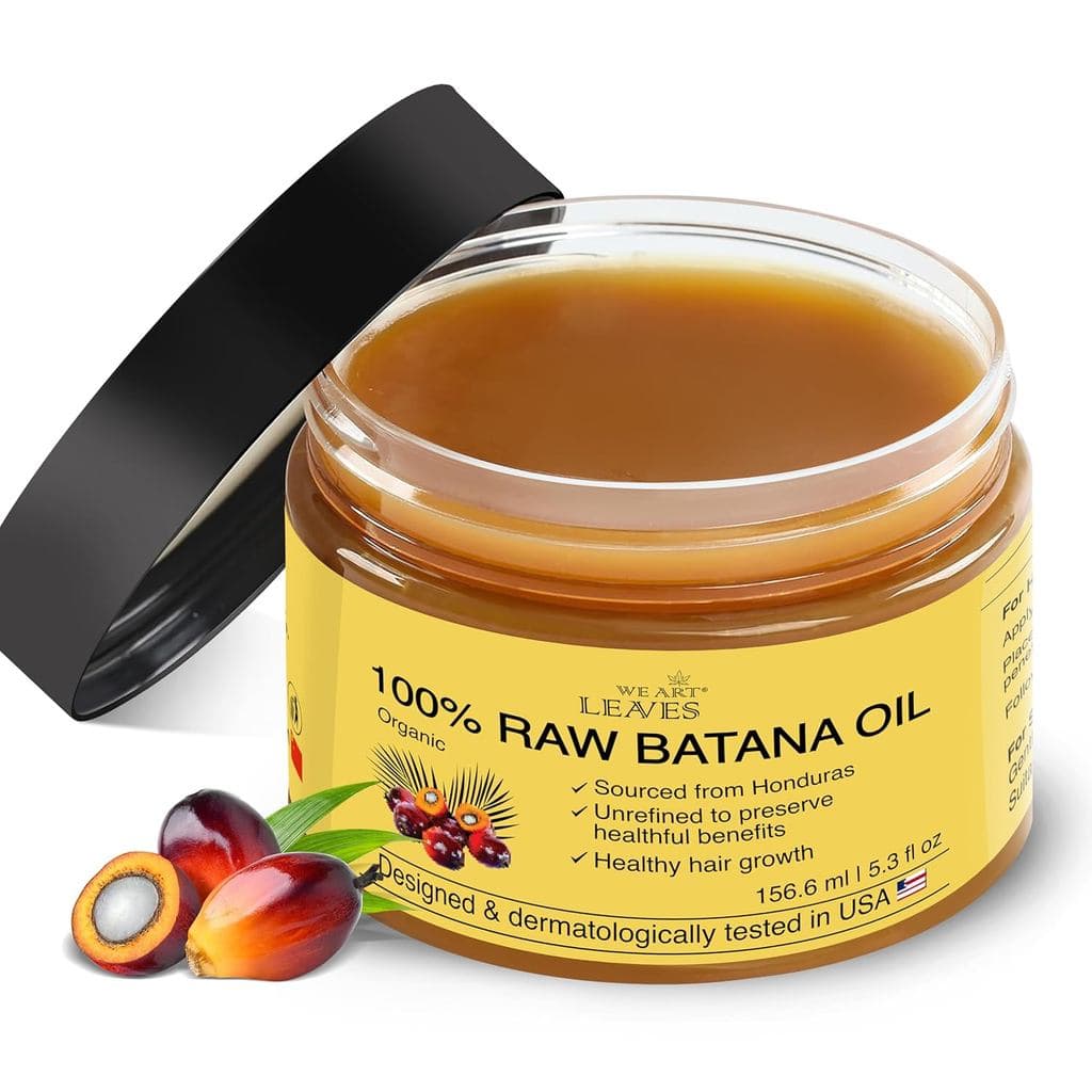 Pasta de Óleo de Batana Cru para Crescimento Capilar Dr Sebi – (5,3 Oz) Óleo de Botana Orgânico Puro de Honduras, Não Re