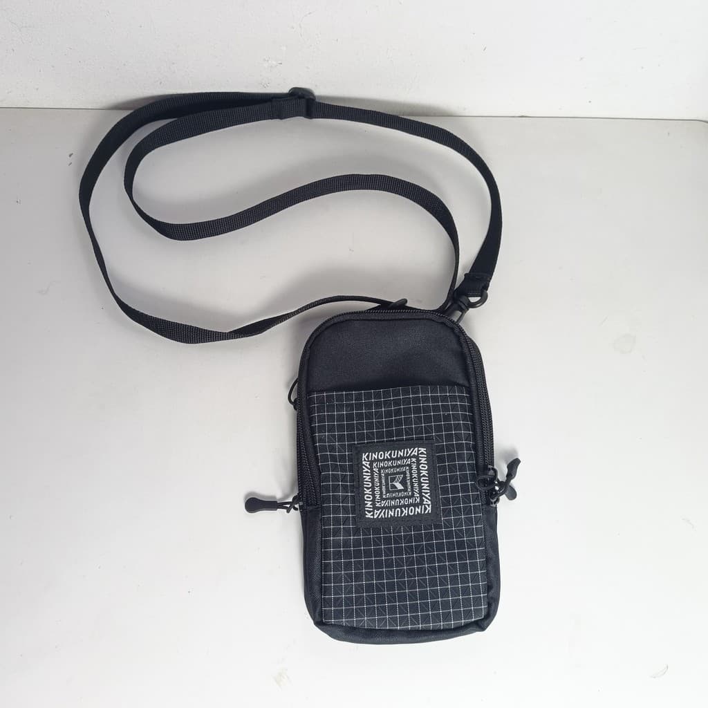 Japonês única revista apêndice saco do telefone móvel mochila lateral Unisex Cross-body All-match pequena bolsa de ombro