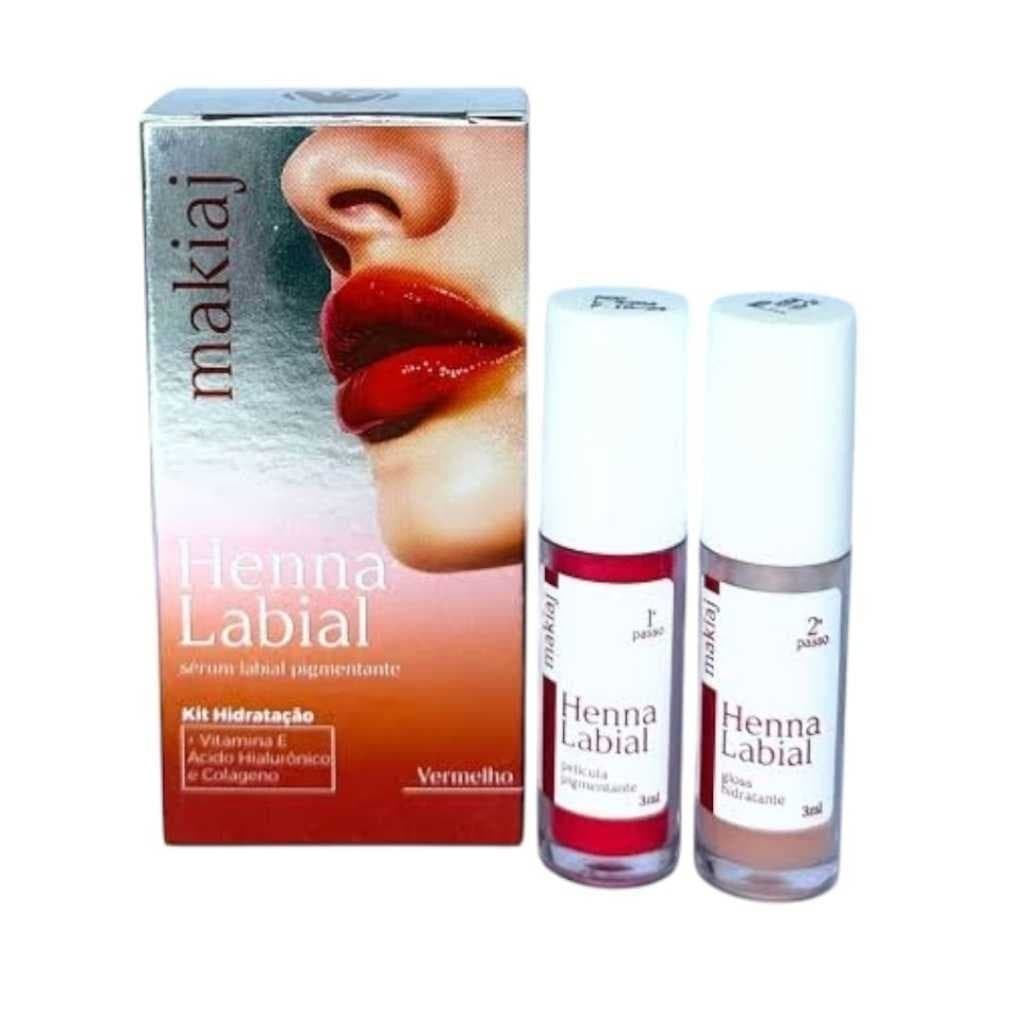 Henna Labial Sérum Labial Pigmentante Longa Duração Makiaj