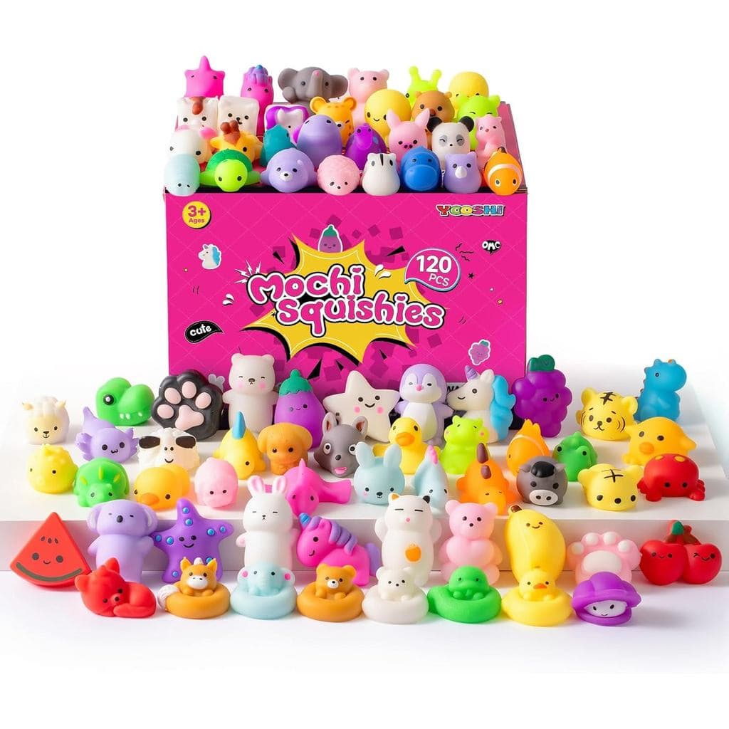 30 Peças de Brinquedos Mochi Squishy para Crianças, Mini Squishies de Animais Fofos, Brinquedos Sensoriais Kawaii para A