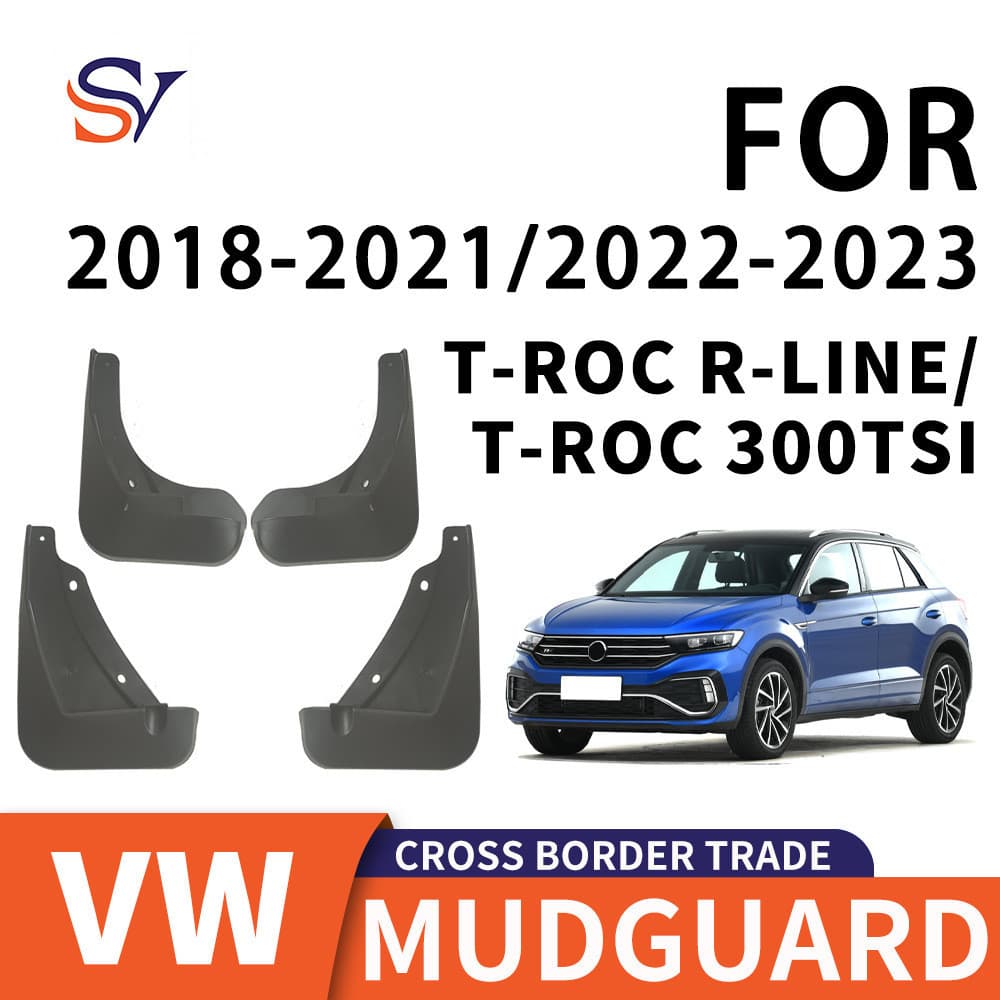 Adequado para 18-21 Volkswagen Song Explore R-LINE/22-23 Song Explore 300TSI Guarda-lamas de pneu de carro Material PP E