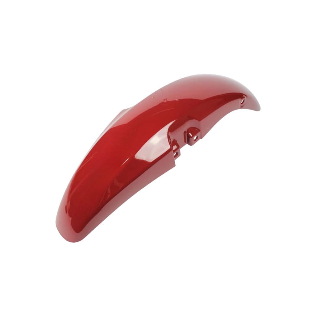 Paralama Dianteiro Titan 125 2000 até 2004 Vermelho Ipiranga e Vermelho Sapucai Com Brilho Envernizado