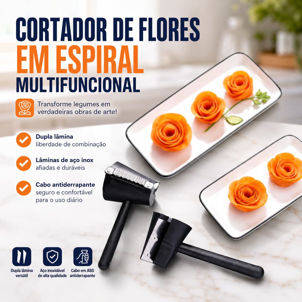 Multifuncional Modelador Espiral Flores Ferramenta De Corte Vegetais Frutas Pepino Cenoura Descascador Cozinha Criativo