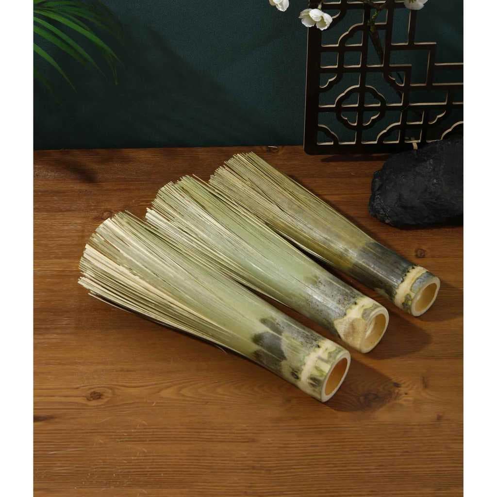Hotel escova especial pura artesanal escova de bambu pote fatia de bambu pote escova de lavagem limpeza escova de cozinh