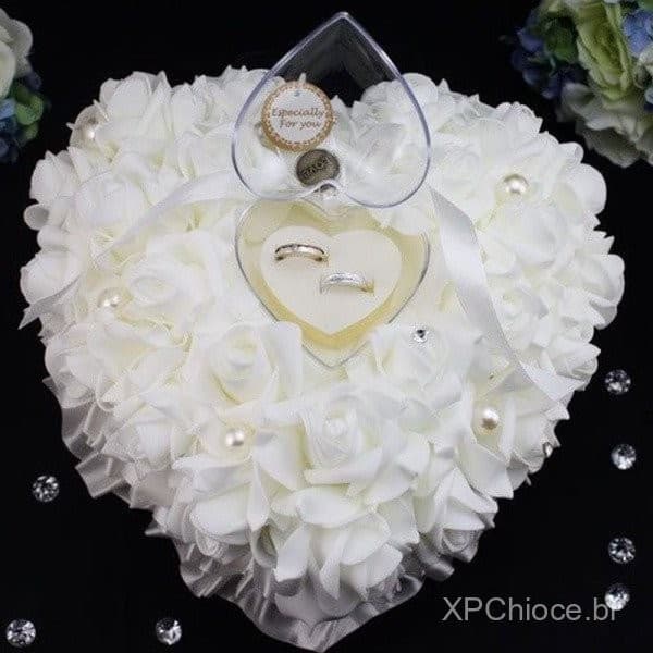 1 peça de caixa de flores em formato de coração rosa, romântica, para anéis de casamento, porta-joias, Dia dos Namorados
