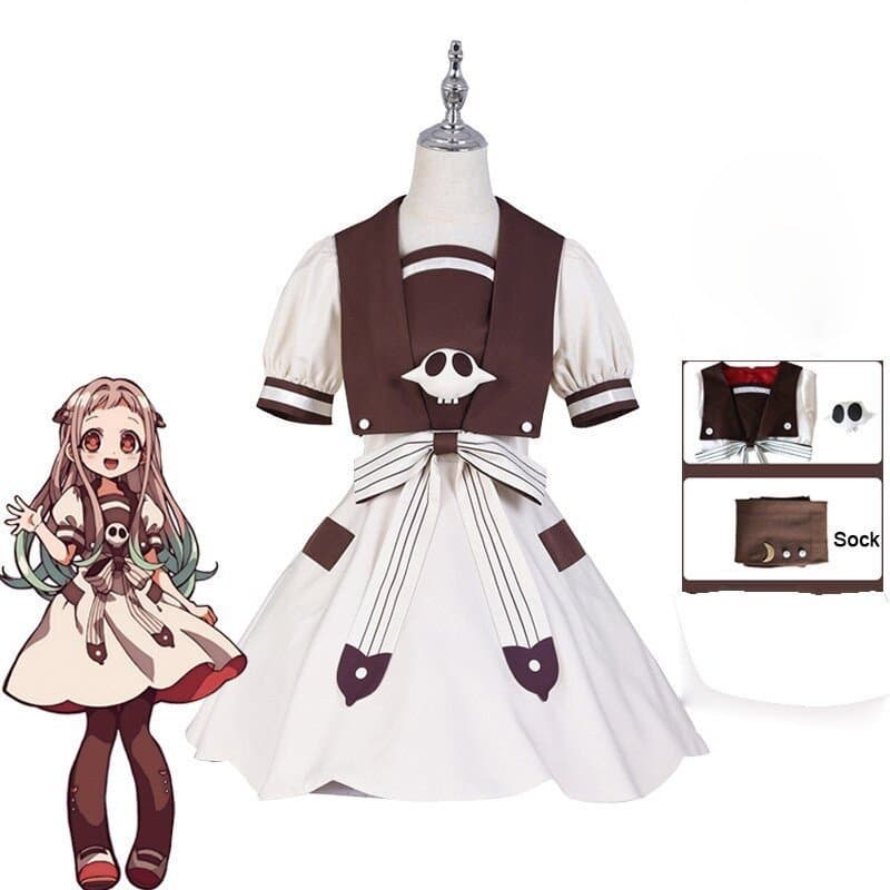 Fantasia de Cosplay Yashiro Nene Anime Hanako Kun Jibaku Shounen Fantasia de Halloween XQ1F