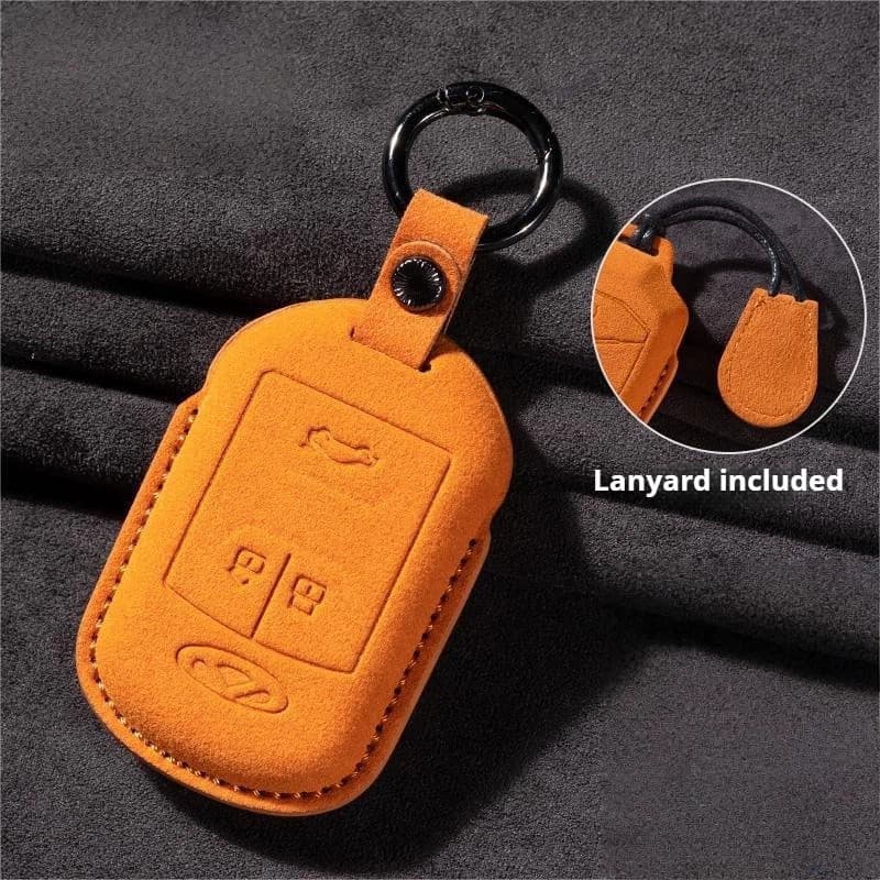 Capa Protetora de Couro para Chave de Carro para Chery Arrizo 5plus Gx 7e Tiggo 5 3 4 6 8 5x, Chaveiro Sem Acessórios