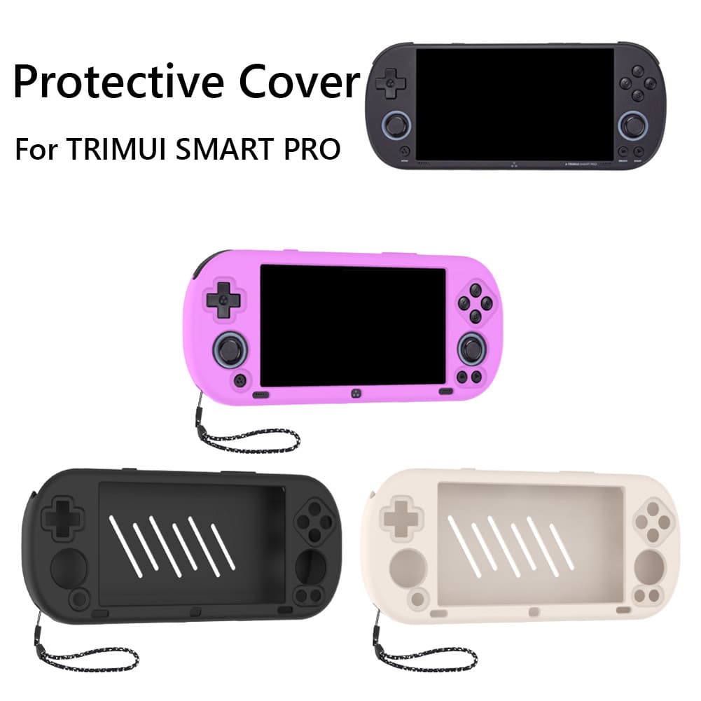 Capa Protetora De Silicone Antiarranhões Para Console De Jogos Trimui Smart Pro [covdes.br]