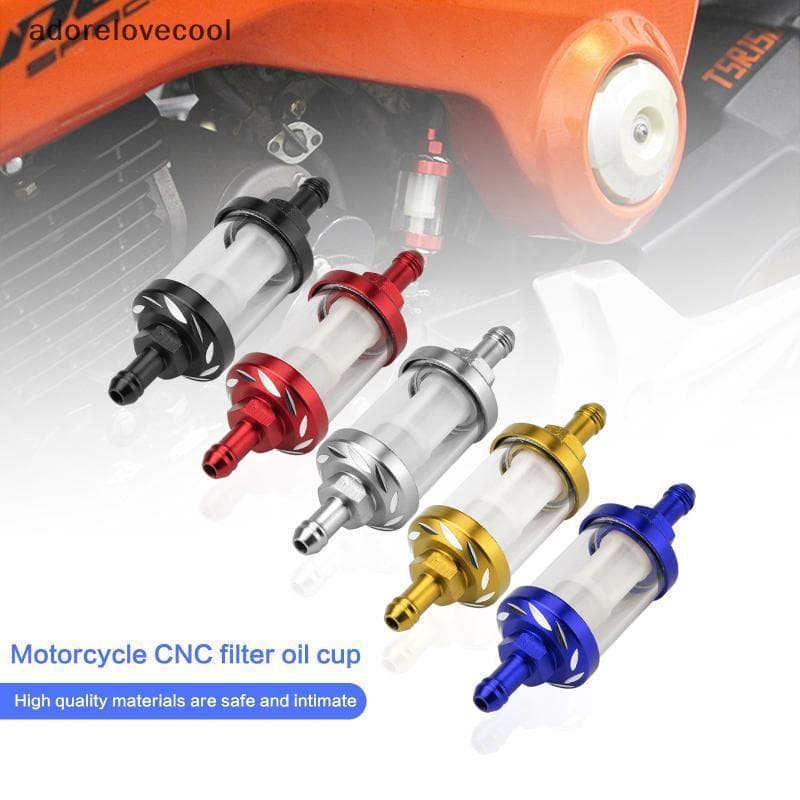 1Pc Grande Filtro De Combustível Universal Gasolina/Diesel Para Linhas Em Linha Rvs Máquinas De Jardim Scooters Motocicl