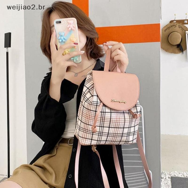 weijiao2 . BR Bolsa Feminina Estilo Coreano Bapa Multifuncional Para Trabalho Escolar E Viagens Ao Ar Livre Uso No Ensin