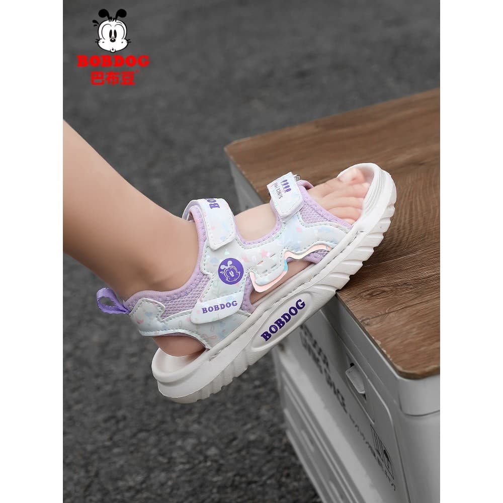 Bobo sapatos infantis sandálias infantis meninas 2025 novo estilo verão meninas verão legal sapatos de praia meninos méd