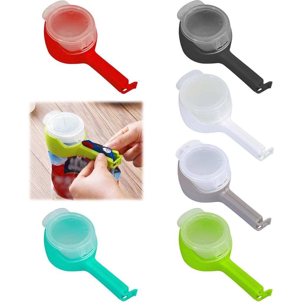 6 Peças de Clipes para Sacos com Bico Dosador, Clipes para Sacos com Bico Dosador, Clipes para Sacos de Alimentos com Bi