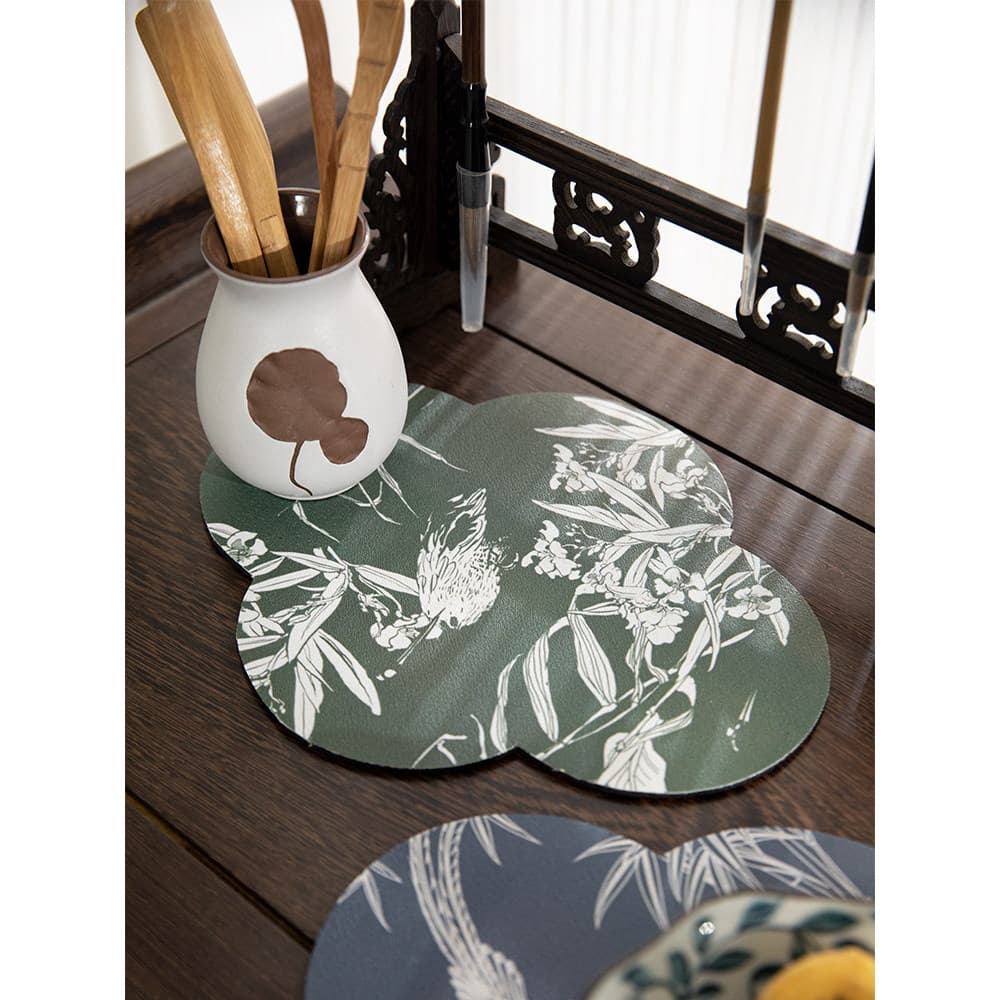 Youjing Xianhua novo estilo chinês absorvente tapete de chá lama diatomácea engrossado dreno esteira mesa de chá seco Co