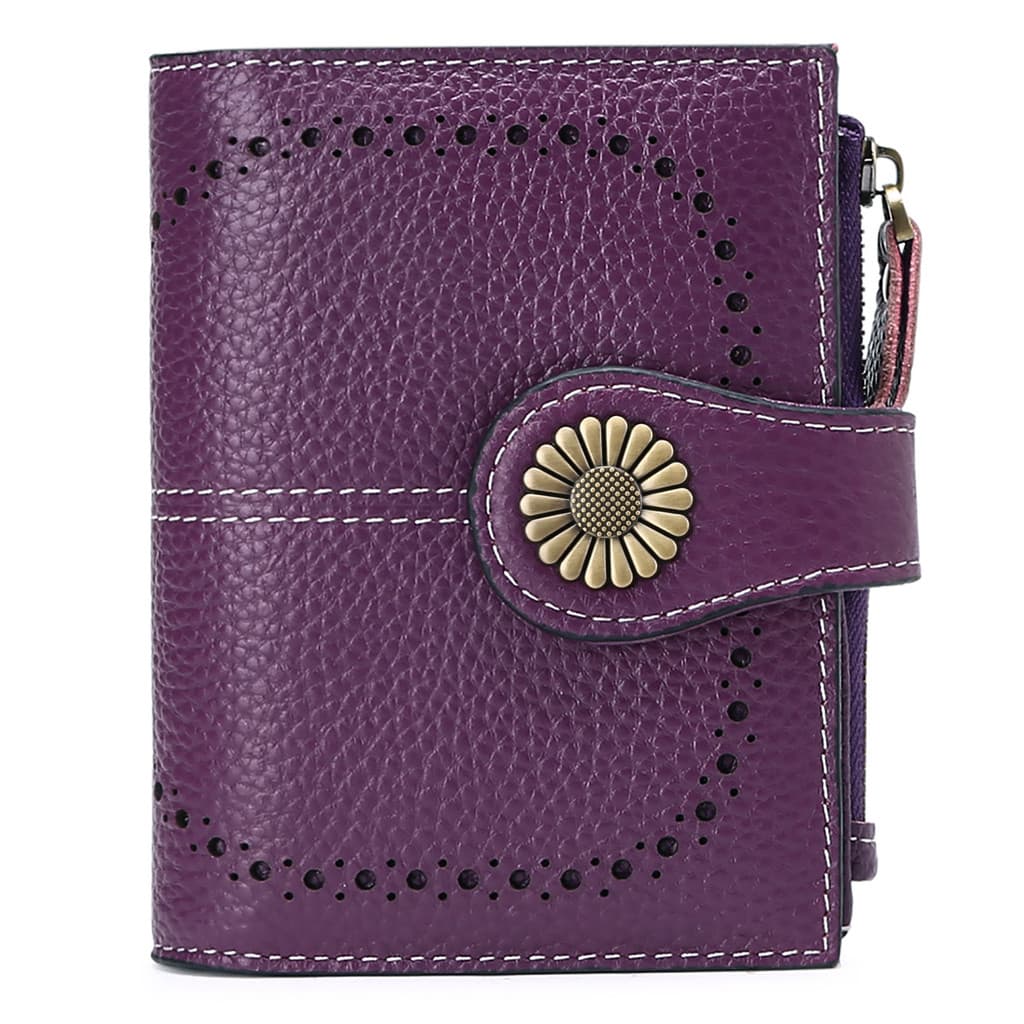 SENDEFN Amazon Cross-Border Nova Carteira Feminina Curta Bolsa de Moedas de Microfibra Moda Fivela Porta-cartões com Zíp
