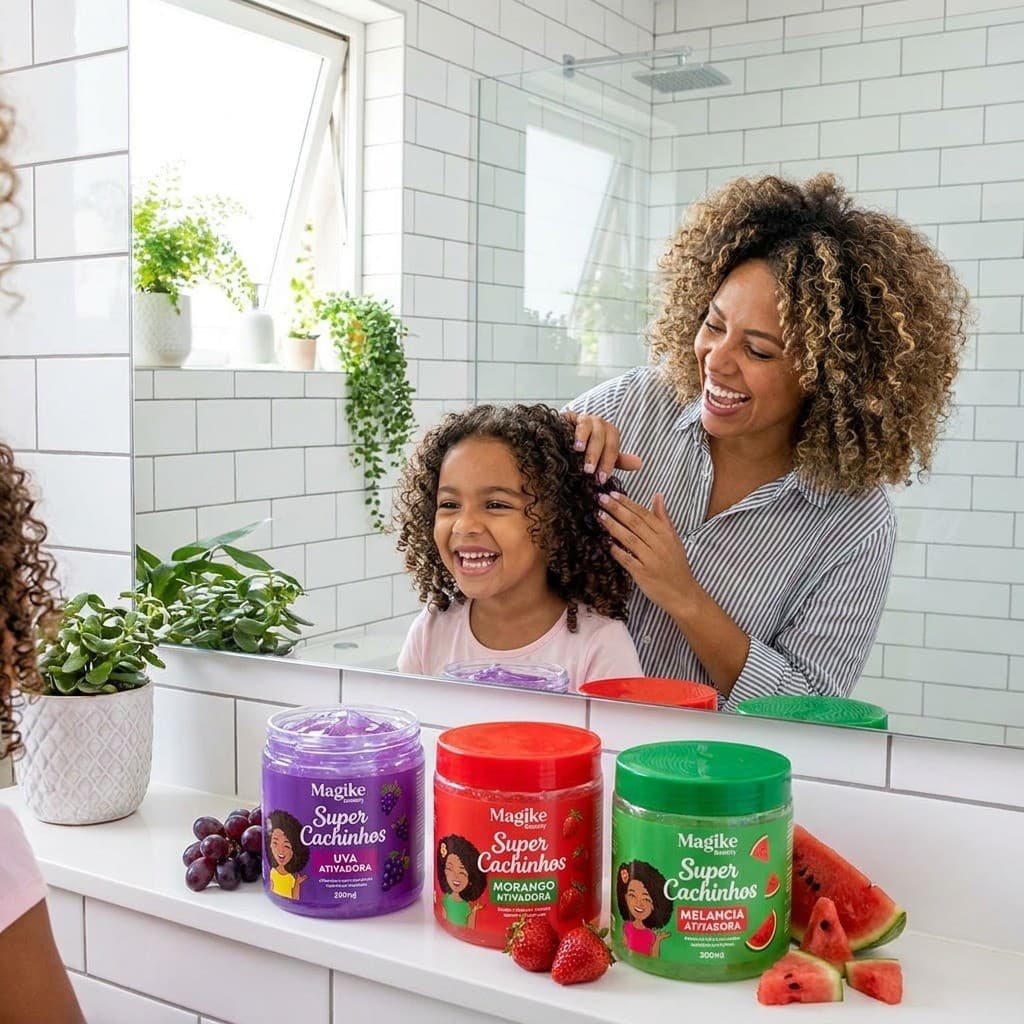 Gelatina Ativadora  Magik Poderosos Modelador Melancia Morang Uva Hidratação Nutriçãoe  Definição
