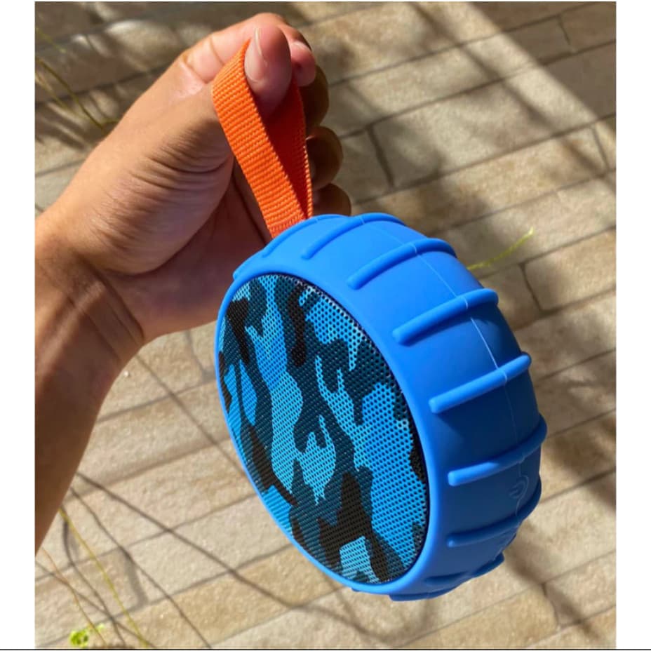 Caixa de Som Bluetooth à Prova d’Água, Portátil com Ventosa, USB, MP3