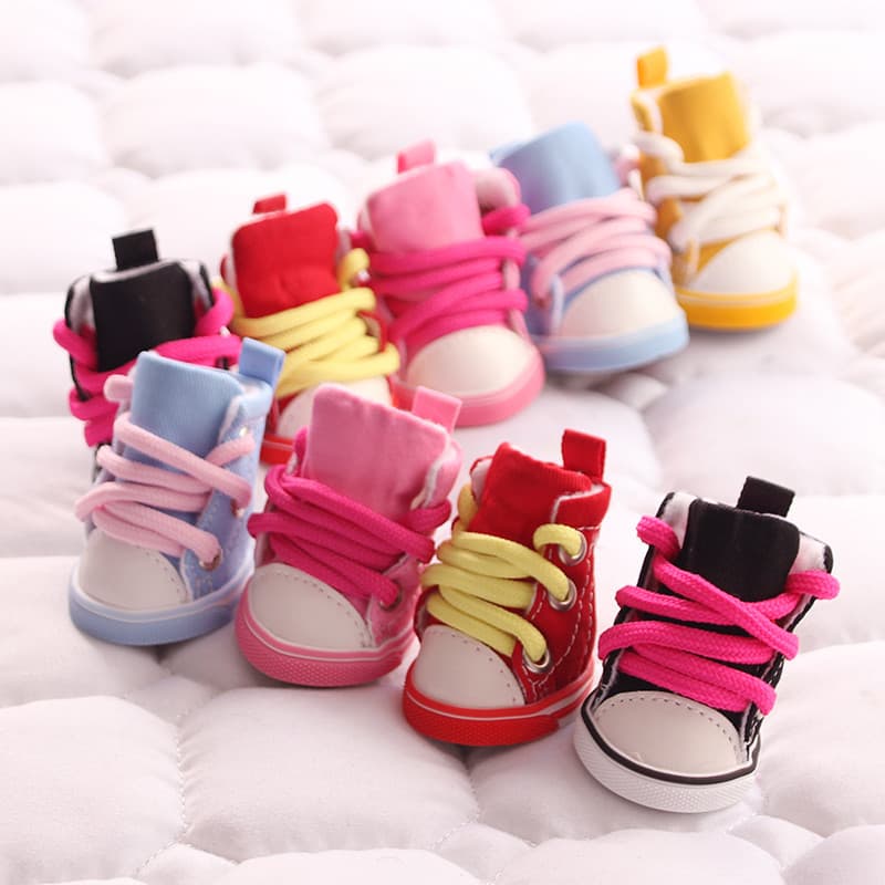 Sapatos para cães de pelúcia Bichon Pet outono inverno mantendo quente Poodle filhote de cachorro sapatos antiderrapante