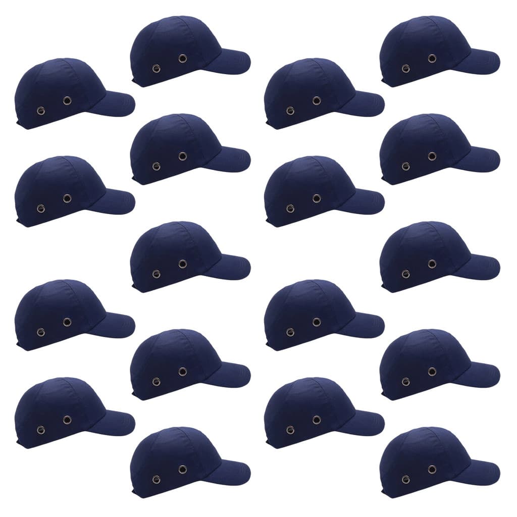 Bone com Capacete EPI Kit 18 Uni Obra Seguranca Casquete Trabalho Conserto Reparo Construcao Oficina Resistente Protecao
