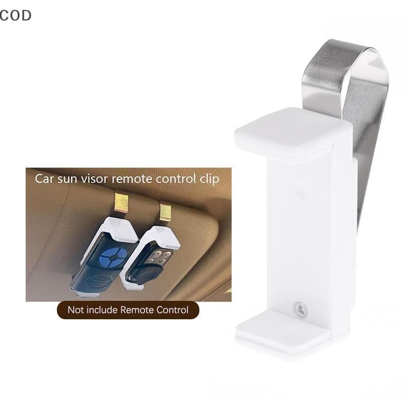 [YMC] Suporte De Clipe Para Viseira Solar De Carro Ajustável , Controle Remoto De Portão 46 Mm-65 Porta De Garagem Barre
