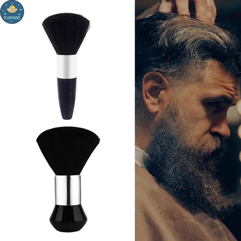 PLUMHOME 1PC Macio Ne Rosto Espanador Barbeiro Escovas De Barba Limpeza Do Cabelo Escova De Salão Corte Cabeleireiro Est