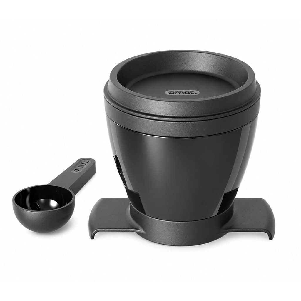Coador de Café Reutilizável OMOT com Filtro Permanente e Scoop Dosador Pour Over