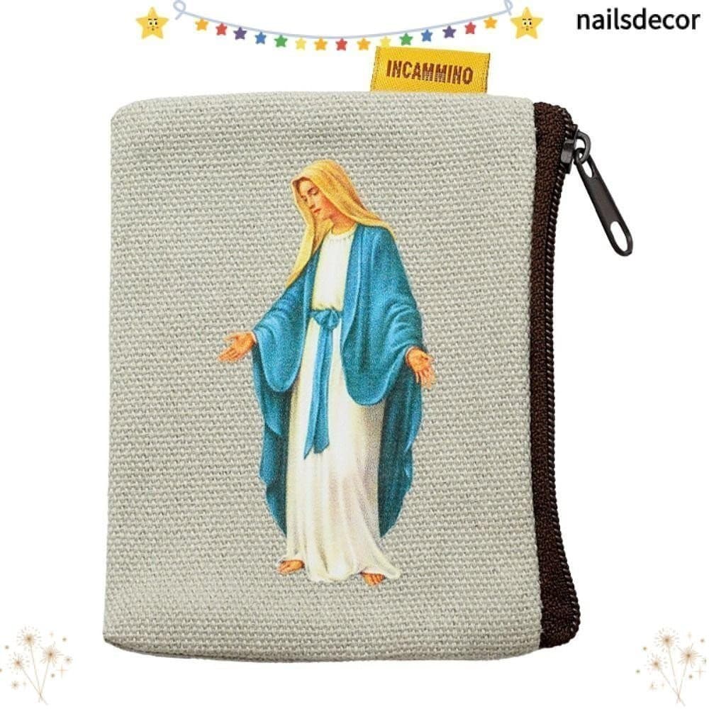 Organizador De Joias Cristãs NAILSDECOR , Bolsa De Armazenamento De Contas De Desenvolvimento Com Zíper , Design Prático