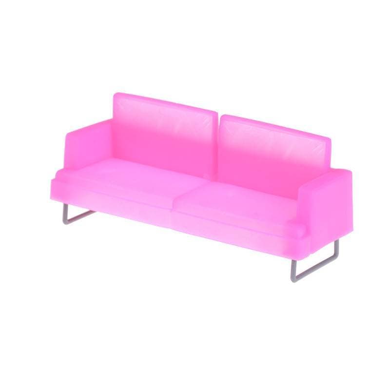 Forforce1 Boneca Novo Luxo Rosa Sofá Cadeira Brinquedo Plástico BR