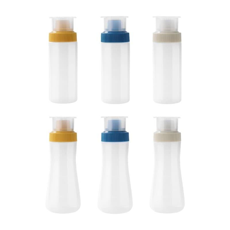 Dispensador Pó blg, Xarope Bolo, Garrafas Transparentes Para Apertar Cozinha