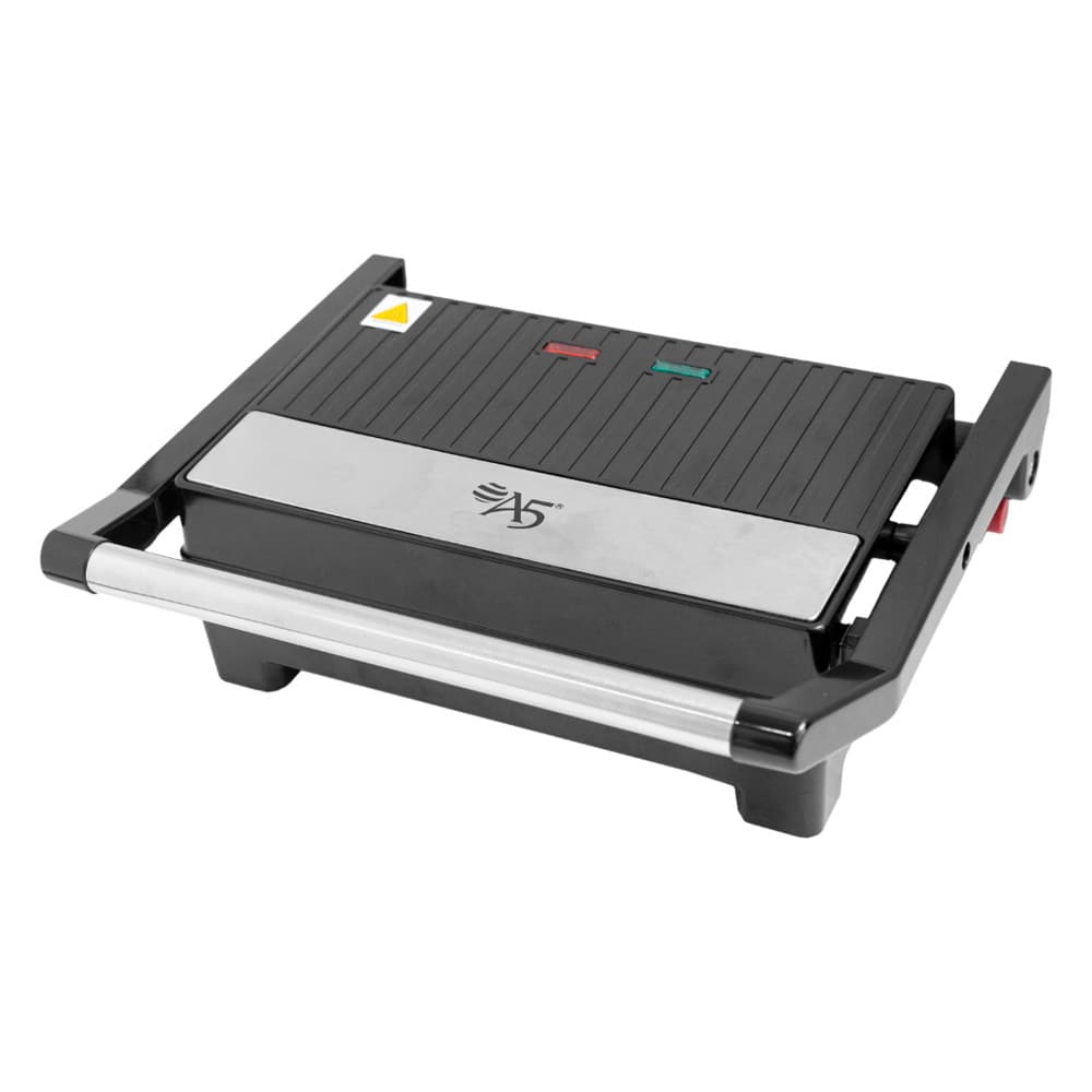 Sanduicheira Grill Elétrico Antiaderente Inox 220V Prático