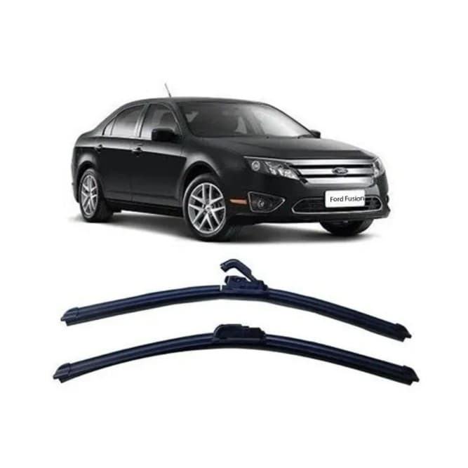 Par de Palhetas Limpador de Parabrisa Dianteiro para Ford Fusion 2006 2007 2008 2009 2010 2011 2012