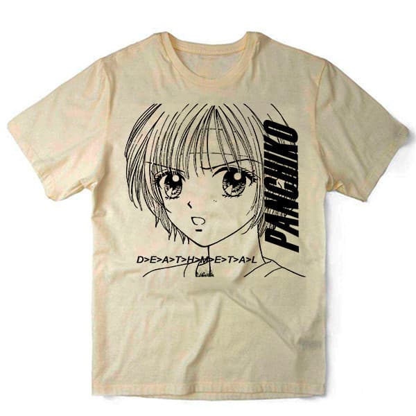 Camiseta Algodão camisa Panchiko Metal Banda de Rock Unissex estampada