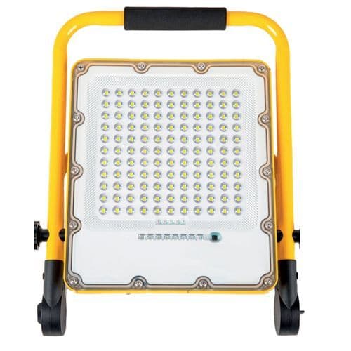 Refletor Holofote Led Com Bateria Recarregável Portátil 300W Sem Fio Branco frio Luz de Emergência