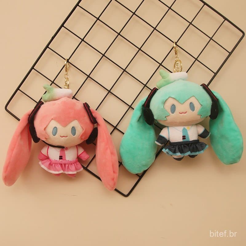Pingente de Pelúcia Hatsune Miku, Presente de Aniversário para Namorada