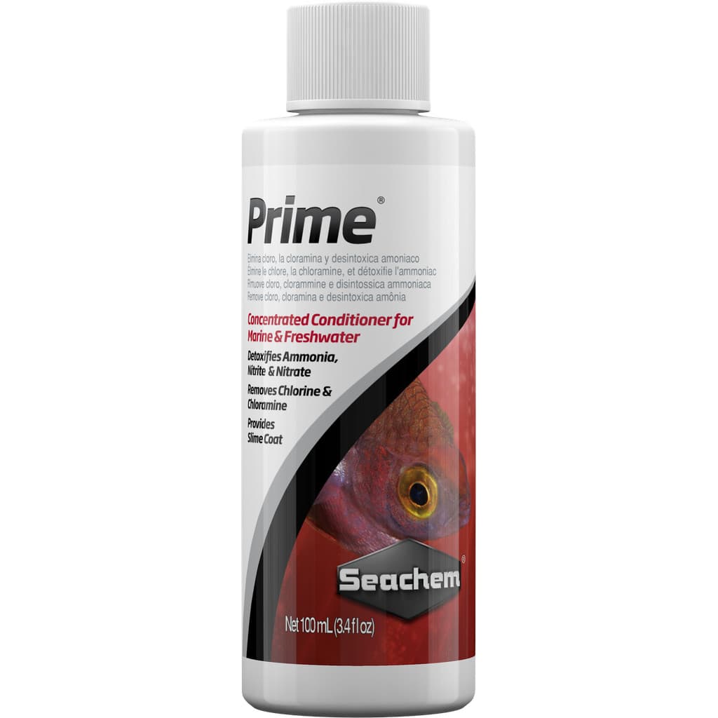 Prime Condicionador Para Água De Aquário Seachem 100ml