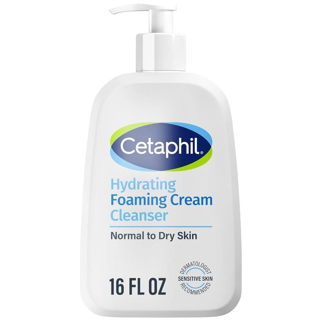 Cetaphil Limpador Facial, Limpador Hidratante, 16 Onças, Adequado para Pele Neutra a Seca, Adequado para Pele Sensível,