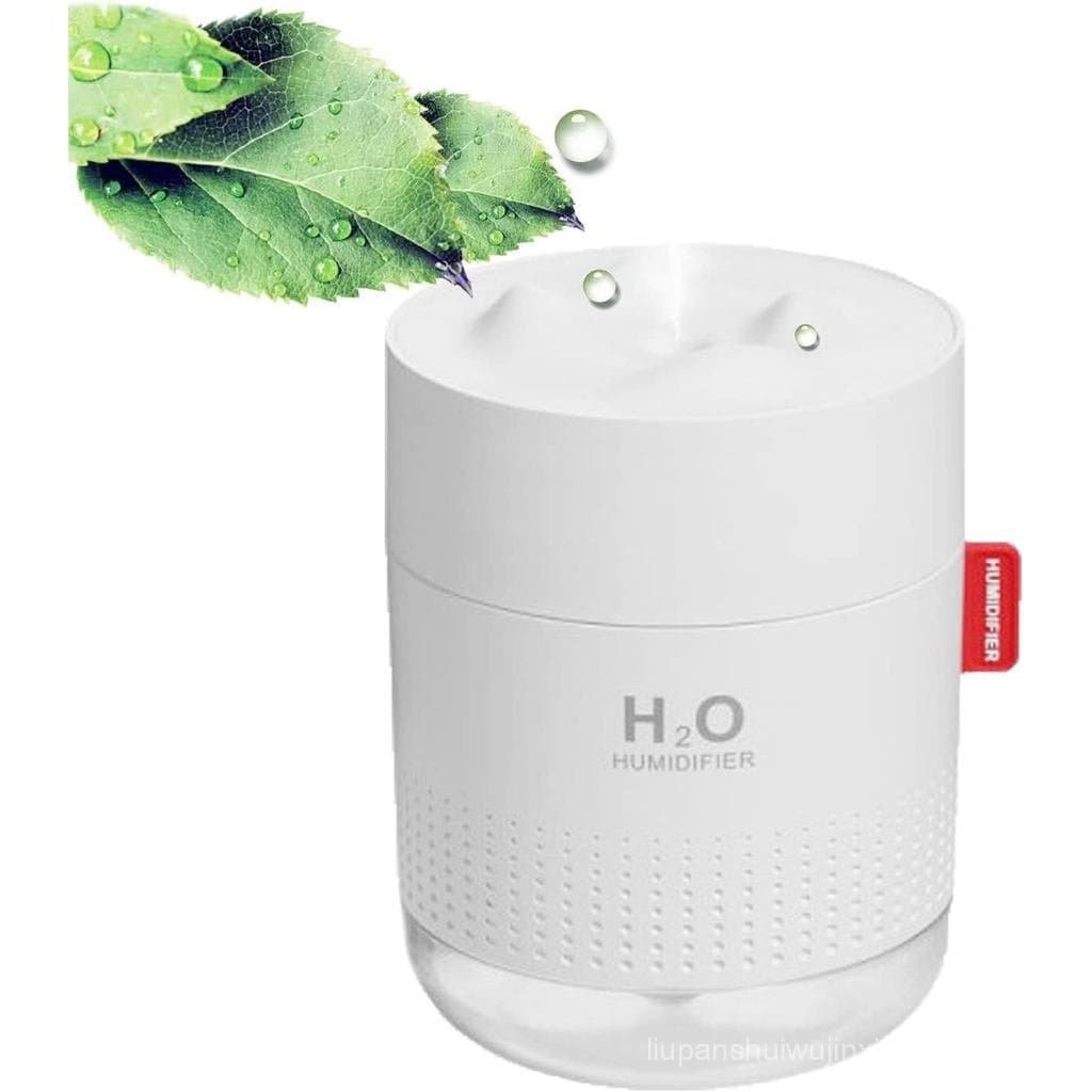 Umidificador Portátil Silencioso, Umidificador de Ar Silencioso de 500ML, Com Duas Modos de Nebulização