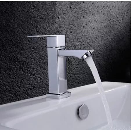 Torneira Para Cuba Banheiro Moderno Bancada 100% Metal Inox Lavabo 1/2 Cromada