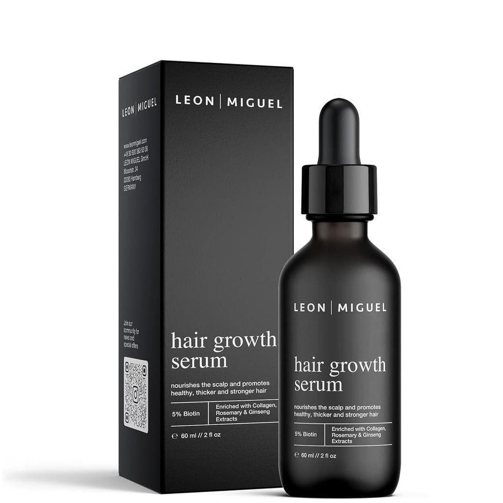 Sérum para Crescimento Capilar, 60ml - UniHairSerum para Crescimento Capilar com 5% de Biotina, Extratos de Ginseng e Al
