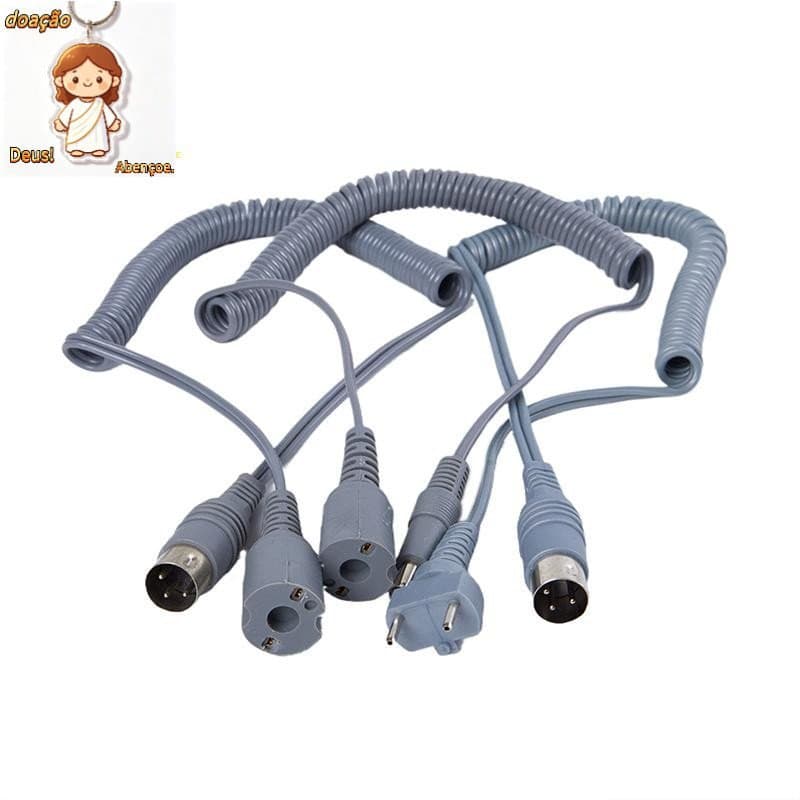Moda Hoje Forte Acessórios Da Máquina Prego Broca Handpiece Cabo De Alimentação Para Manicure Elétrica Cinza Lidar Com C