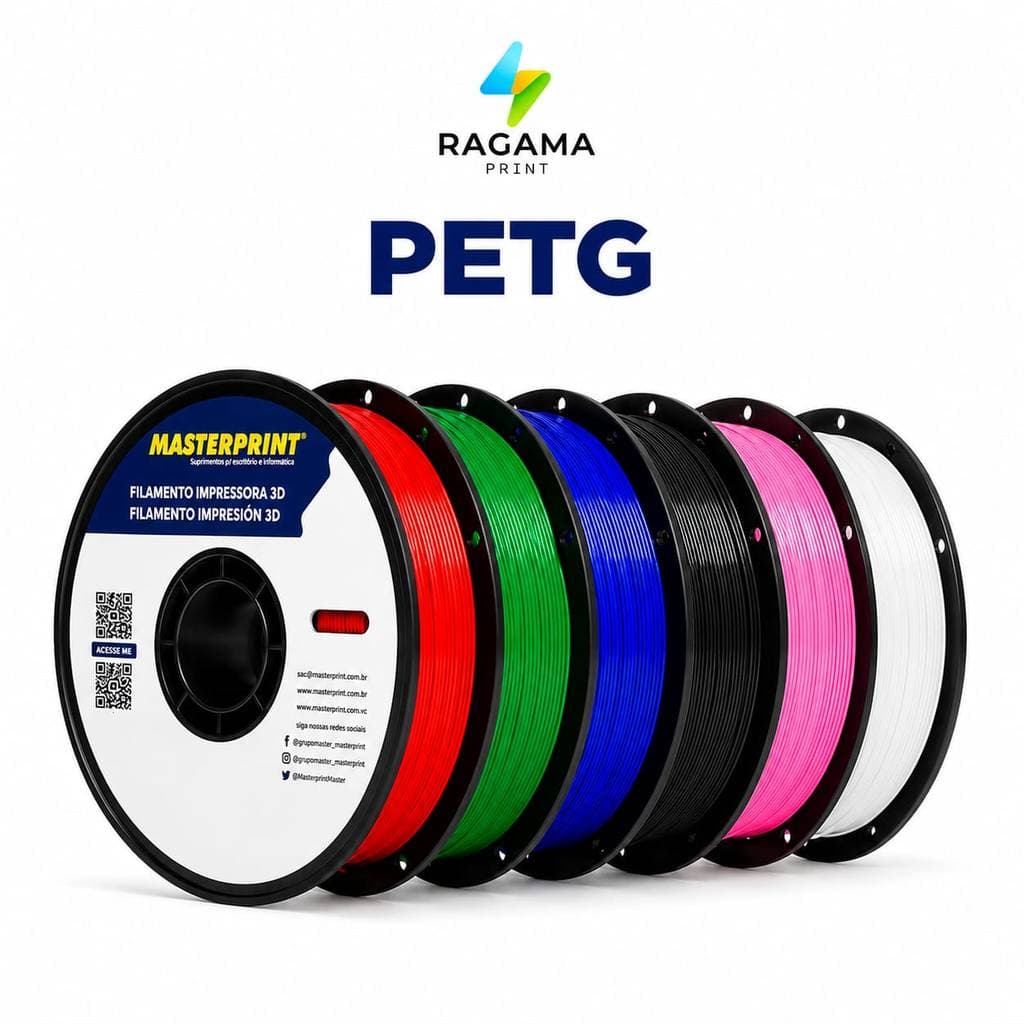 Filamento PETG 1.75mm 1Kg Masterprint Premium Impressora 3D