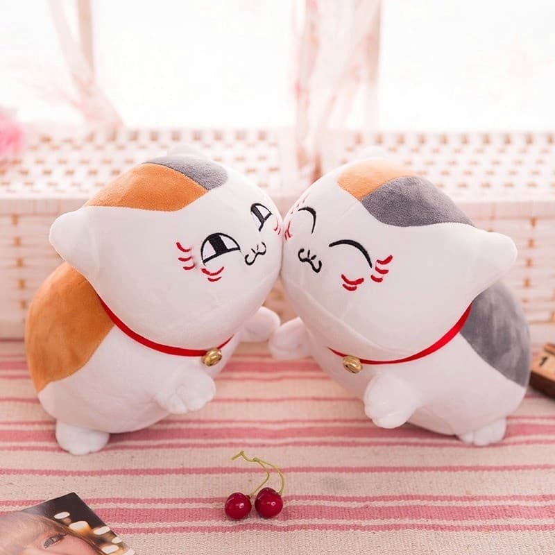 [20/30/50cm] Natsume Friends Book Cat Professor Brinquedo de pelúcia macio e fofo travesseiro de gato