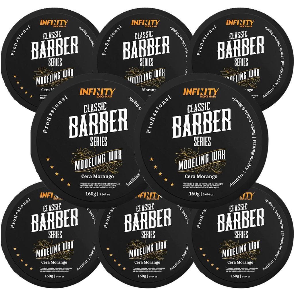 Kit 8 Unid Infinity Cera Morango Mega Fixação 160g Envio 24h