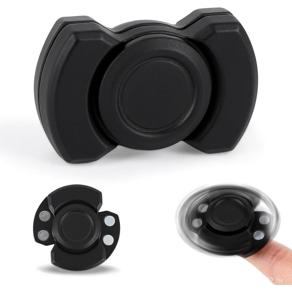 Mini Fidget Spinner, Brinquedo de Metal 3 em 1 - Fidget Spinner Silencioso para Adultos, Aliviador de Ansiedade, Brinque