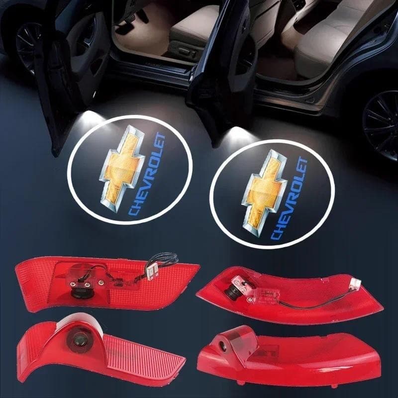 Projetores De Logotipo De Porta De Carro , 2 Peças , Lâmpada LED , Luzes De Boas-Vindas Para chevrolet Capiva epica 2007