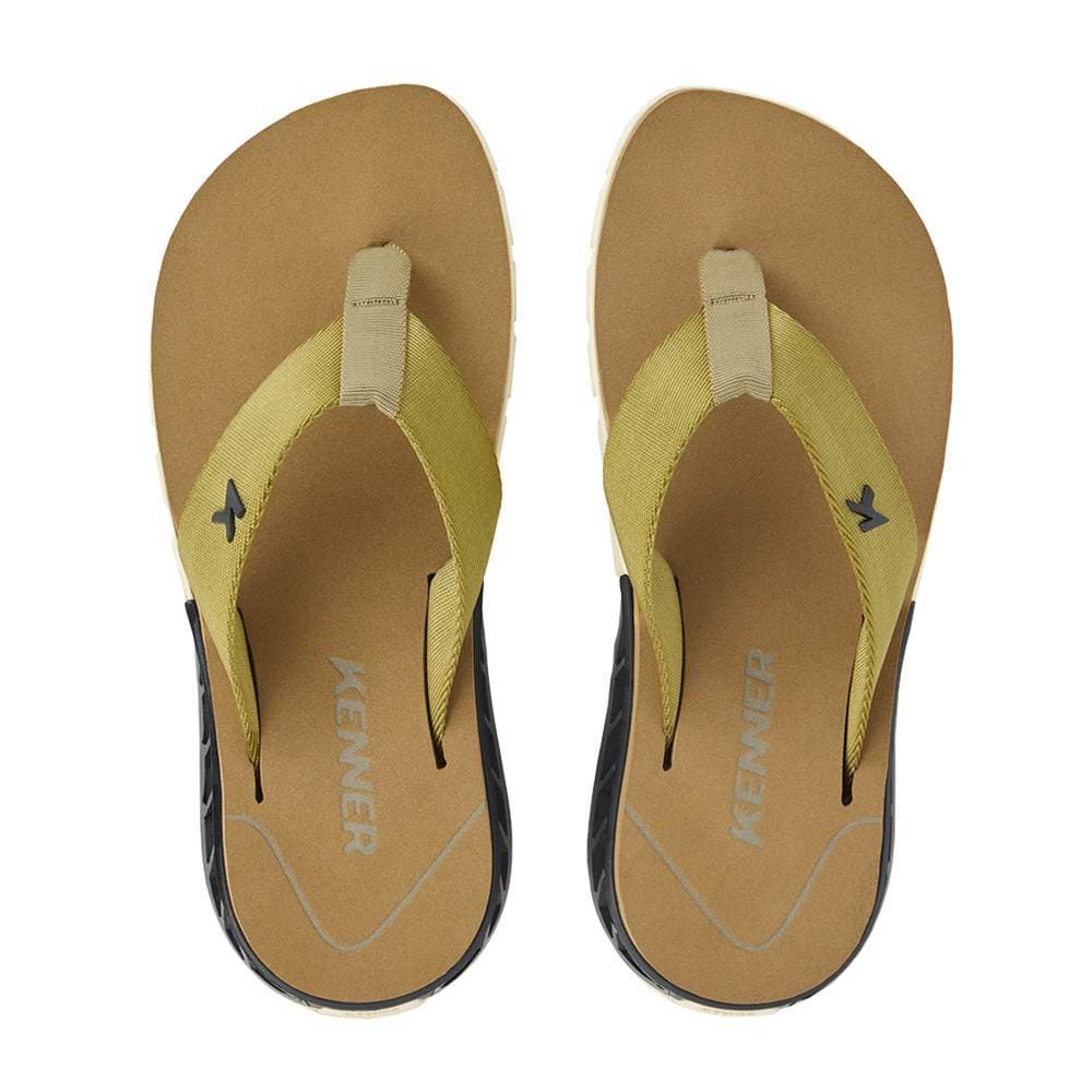 Chinelo Sandália Kenner Rakka Caqui Baunilha