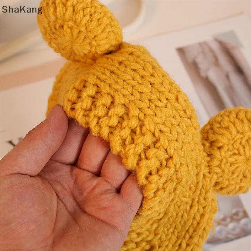 SKMY Inverno Estilo Coreano Sapo Crochê Gorro De Malha Para Mulheres Festa De Bebê Cosplay SKK