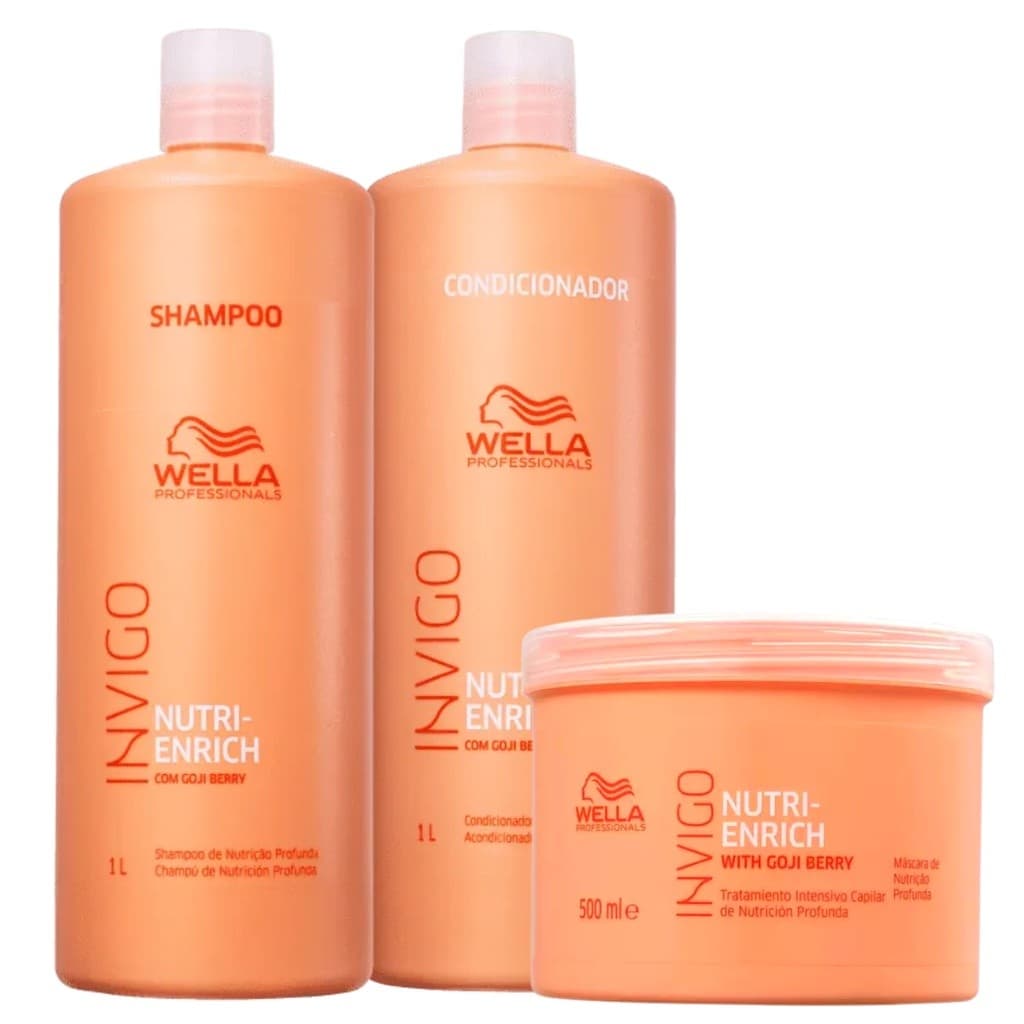 Kit Wella Invigo Nutri-Enrich 3 produtos Grande