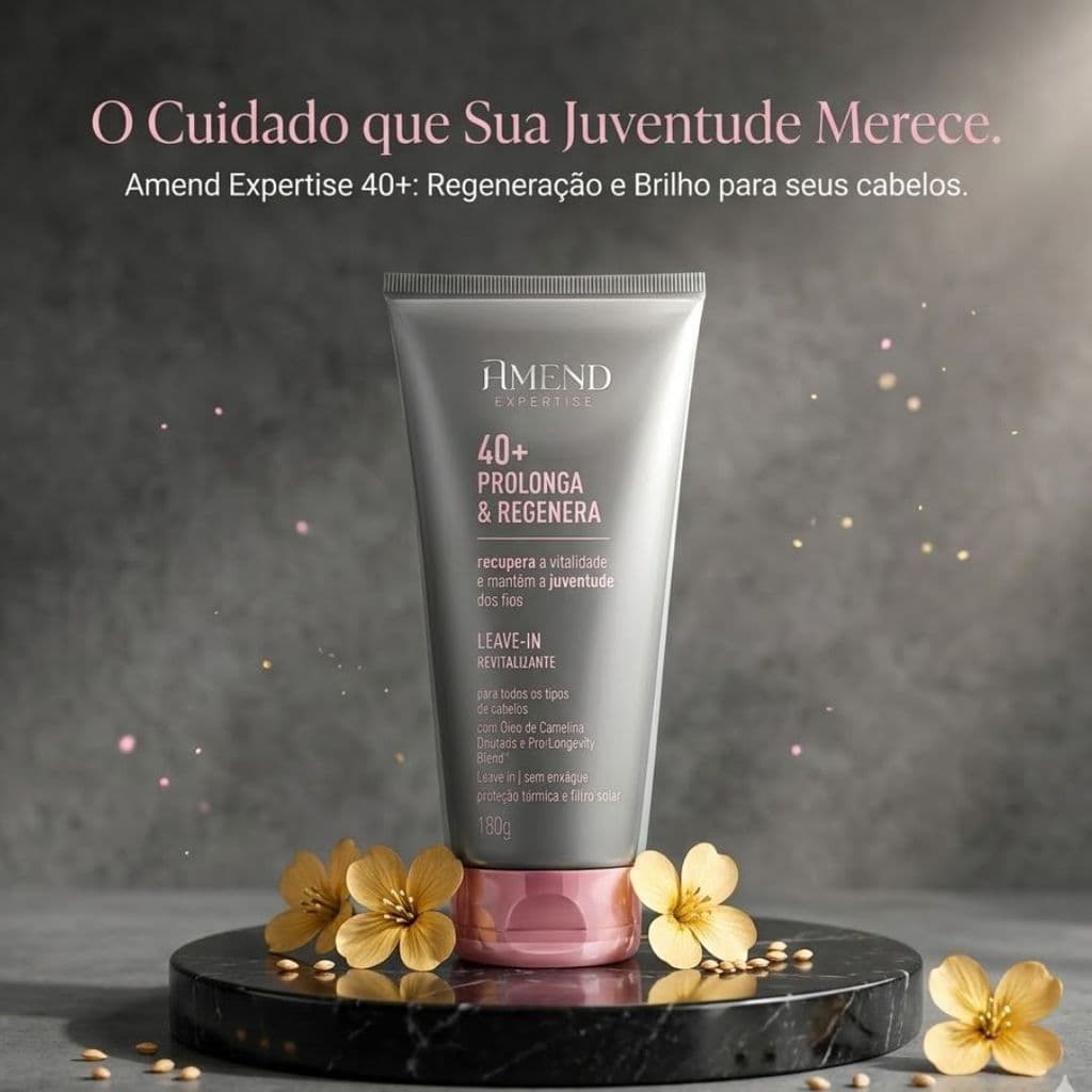 Leave-in Revitalizante Amend Expertise Prolonga & Regenera 40+ LANÇAMENTO