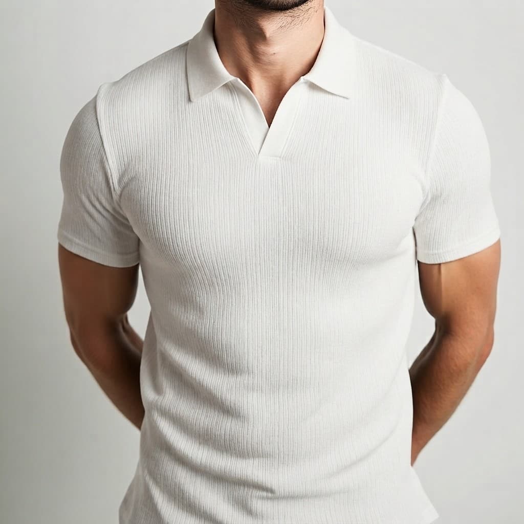 Polo Italiana Original Canelado Premium Camiseta