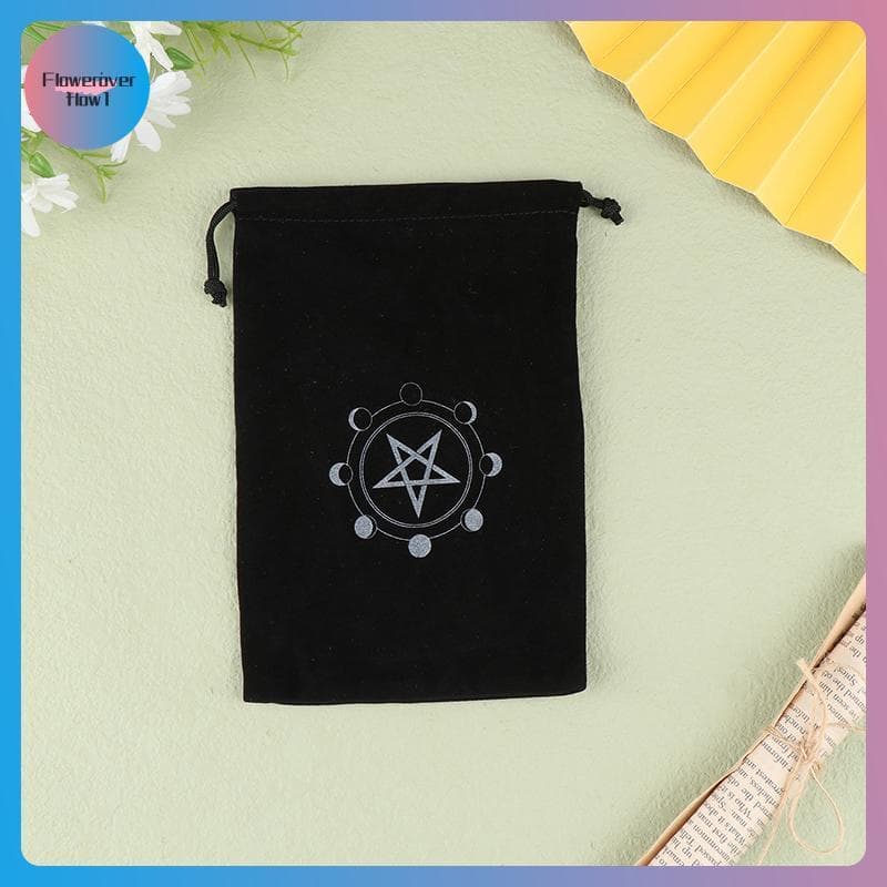 FLOWE Velvet Tarots Oracle Cards Bolsa De Armazenamento Com Cordão-1Pc BR